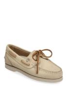 Classic Boat Boat Shoe Light Beige Nubuck Loafers Flade Sko Cream Timb...