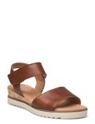 Wedge Sandal Flade Sandaler Brown Gabor