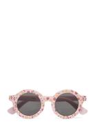 Printed Frame Sunglasses Solbriller Pink Mango