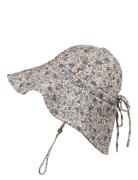 Sun Hat - Blue Garden Light 1-2Y Solhat Multi/patterned Elodie Details