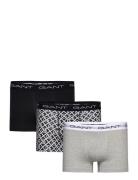 G Pattern Trunk 3-Pack Boxershorts Black GANT