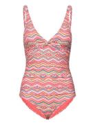 Zigzag Simi Swimsuit Badedragt Badetøj Pink Panos Emporio