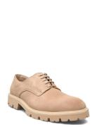 Lightweight Derby - Titanio Grey Shoes Business Laced Shoes Beige S.T....