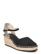 Luliza Espadrille Espadrillos Med Hæl Sandal Black GANT