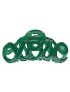 Love Claw 8Cm Accessories Hair Accessories Hair Claws Green Bon Dep