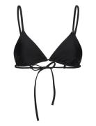 Triangle Top Swimwear Bikinis Bikini Tops Triangle Bikinitops Black GA...