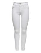 Onlblush Mid Sk Rw Ank Dnm Rea0730 Noos Bottoms Jeans Skinny White ONL...