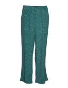 Valérie Trousers Bottoms Trousers Wide Leg Green Morris Lady