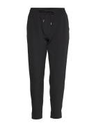 Sc-Saya Bottoms Trousers Straight Leg Black Soyaconcept