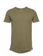 Konrad Slub S/S Tee Tops T-Kortærmet Skjorte Green Gabba