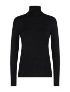 Sc-Dollie Tops Knitwear Turtleneck Black Soyaconcept