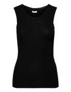 2Nd Consuelo Tops T-shirts & Tops Sleeveless Black 2NDDAY