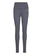 Julie High Waist Tights Sport Running-training Tights Blue Kari Traa