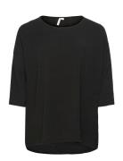 Carlamour 3/4 Top Tops T-shirts & Tops Long-sleeved Black ONLY Carmako...