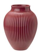 Knabstrup Vas Ripple Home Decoration Vases Big Vases Red Knabstrup Ker...