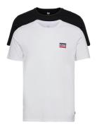 2Pk Crewneck Graphic 2 Pack Sw Tops T-Kortærmet Skjorte White LEVI´S M...