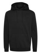 Bhdownton Hood Sweat Noos Tops Sweatshirts & Hoodies Hoodies Black Ble...