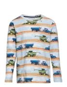 T-Shirt L/S Aop Tops T-shirts Long-sleeved T-Skjorte Multi/patterned M...