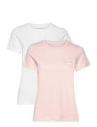 2-Pack Monologo Slim Tee Tops T-shirts & Tops Short-sleeved Multi/patt...