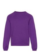 Koglesly Kings L/S Pullover Knt Noos Tops Knitwear Pullovers Purple Ki...