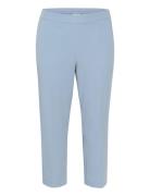 Kcsakira Cropped Pants Bottoms Trousers Suitpants Blue Kaffe Curve