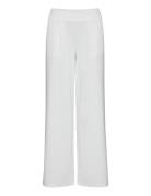 Ihkate Sus Long Wide Pa2 Bottoms Trousers Wide Leg White ICHI