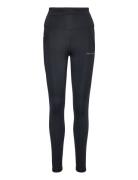 Flattering Curved High Waist Tights Sport Running-training Tights Blac...