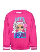 Sweat Tops Sweatshirts & Hoodies Sweatshirts Pink L.O.L