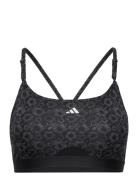 Aerct Ls Aop Sport Bras & Tops Sports Bras - All Black Adidas Performa...