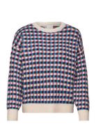 Ihkamara Ls11 Tops Knitwear Jumpers Blue ICHI