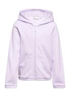 Elastic Sweat Jacket Tops Sweatshirts & Hoodies Hoodies Purple Tom Tai...