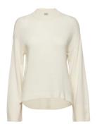 Yasfrido Ls Wide Knit Pullover S. Noos Tops Knitwear Jumpers Cream YAS