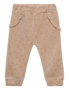 Nbfnoya Vel Pant Bottoms Trousers Beige Name It