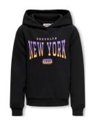 Kognewmindy L/S Hood Swt Tops Sweatshirts & Hoodies Hoodies Black Kids...