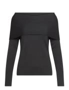 Rodebjer Athena Tops Blouses Long-sleeved Black RODEBJER