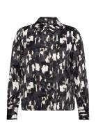 Vmmerle Ls Shirt Wvn Ga Tops Shirts Long-sleeved Black Vero Moda