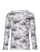 T-Shirt L/S Aop Tops T-shirts Long-sleeved T-Skjorte Multi/patterned M...