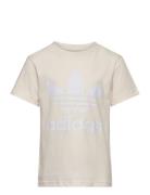 Trefoil Tee Sport T-Kortærmet Skjorte Beige Adidas Originals