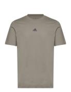 M Ss Tiro T 2 Sport T-Kortærmet Skjorte Khaki Green Adidas Sportswear