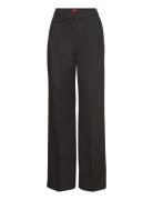 Helepher Bottoms Trousers Wide Leg Black HUGO