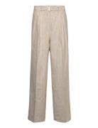 Belted Pants Bottoms Trousers Suitpants Beige REMAIN Birger Christense...