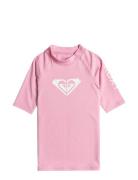 Whole Hearted Ss Tops T-Kortærmet Skjorte Pink Roxy