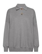 Over D Rugger Sweat Tops Sweatshirts & Hoodies Sweatshirts Grey GANT