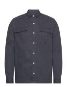 Canvas Workwear Overshirt Tops Overshirts Navy Superdry