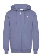 Ask Regular Zip Hood Kangaroo Badge Tops Sweatshirts & Hoodies Hoodies...