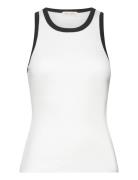 Esblossom Tank Top - Gots Tops T-shirts & Tops Sleeveless White Esme S...