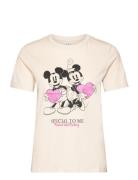 Onlmickey Life Reg S/S Valentine Top Jrs Tops T-shirts & Tops Short-sl...