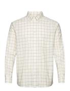 Kent Check Shirt Tops Shirts Casual Cream Les Deux