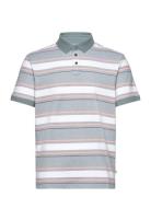 Striped Polo Tops Polos Short-sleeved Blue Tom Tailor