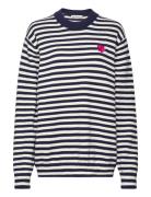 Kesäkoju Patja Tops Knitwear Jumpers Navy Marimekko